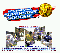 International Superstar Soccer Deluxe Title Screen